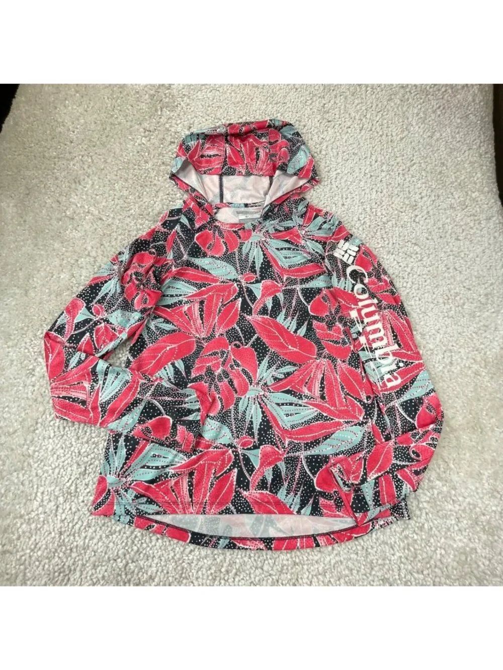 Columbia PFG Tidal Lightweight Sun Hoodie Womens Medium